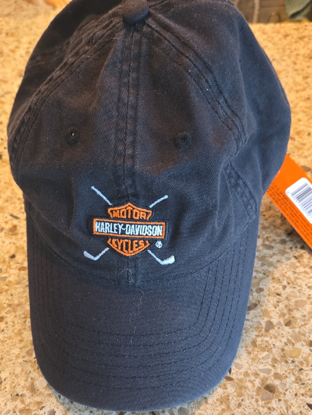 Orange and black Harley Davidson Cap NWT